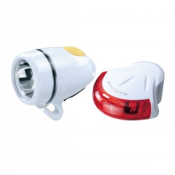 Комплект фонарей Topeak HighLite Combo II, WhiteLite II + RedLite II, белый TMS038