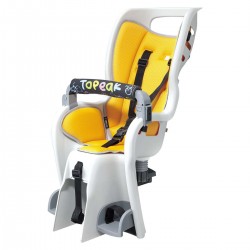 Кресло детское заднее Topeak Baby Seat II на багажник, желтое TCS2203
