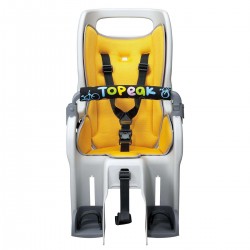 Кресло детское заднее Topeak Baby Seat II c багажником, желтое TCS2204