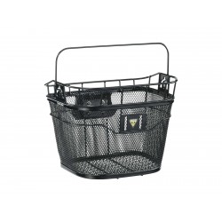 Корзина на руль быстросъемная Topeak Basket Front, черная, с ручкой TB2011-B