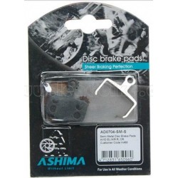 Тормозные колодки Ashima для дисковых тормозов Avid Elixir R, CR, с пружиной, semi-metal AD0704-SM-S