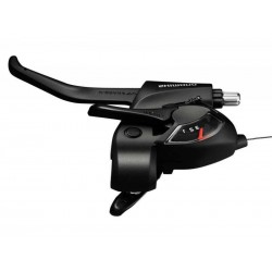 Шифтер/Тормозная ручка Shimano Tourney ST-EF41, 3 скор, черный, трос ASTEF41LBL