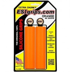 Грипсы ESI Extra Chunky, силиконовые, оранжевые XLCOR