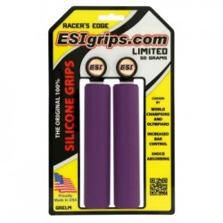 Грипсы ESI Racer Edge, силиконовые, фиолетовые GRELM