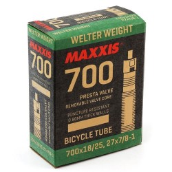 Камера Maxxis Welter Weight 700x18/25C Presta 48 мм EIB81555100