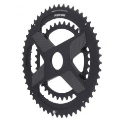 Звезда Rotor Chainring Aldhu 3D+ Direct Mount Din Round Black 52/36t