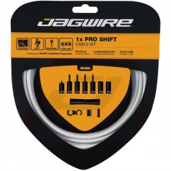 Набор рубашек и тросиков переключения Jagwire Pro Shift Kit 1X White