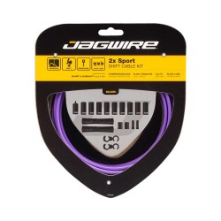 Набор рубашек и тросиков переключения Jagwire Sport Shift Kit 2X Purple