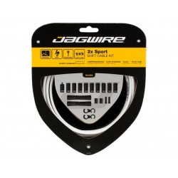 Набор рубашек и тросиков переключения Jagwire Sport Shift Kit 2X White