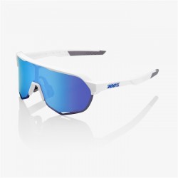 Очки спортивные 100% S2 Matte White / HIPER Blue Multilayer Mirror Lens