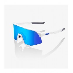 Очки спортивные 100% S3 Matte White / HIPER Blue Multilayer Mirror Lens
