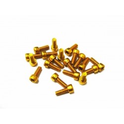 Шипы к педалям HT Aluminium Pins 1/8x8mm 40шт. ANS01/ANS06 Gold