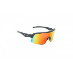 Спортивные солнцезащитные очки Author Shadow, оранжевые линзы с REVO эффектом, черно-серая оправа