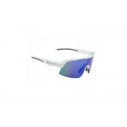 Спортивные солнцезащитные очки Author Shadow, синие линзы с REVO эффектом, белая оправа