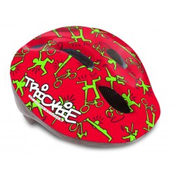Детский шлем Author Trickie, размер 49-56 см, зелено/красный