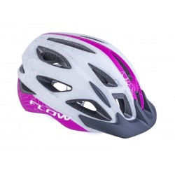 Шлем Author Flow X9, размер 54-58 см, бело/неоново-розовый