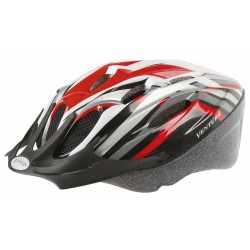 Шлем M-Wave Active, размер 53-57 см, черно-красно-белый