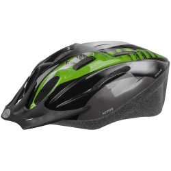 Шлем M-Wave Active, размер 53-57 см, черно-красно-зеленый