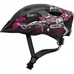 Шлем ABUS ADURO 2.0 с LED фонариком, размер L (58-62 см), черно-фиолетовый