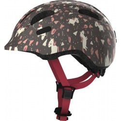 Шлем ABUS SMILEY 2.0, размер S (45-50 см), коричнево-розовые лошадки