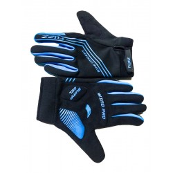 Утепленные велоперчатки FUZZ WIND PRO, размер M, черно-синие