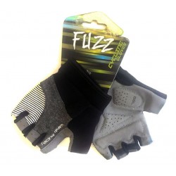 Велоперчатки FUZZ RACING TEAM, размер XS, серо-черные