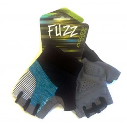Велоперчатки FUZZ RACING TEAM, размер XS, черно-голубые