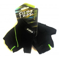 Велоперчатки FUZZ GEL COMFORT, размер XS, черно-зеленые