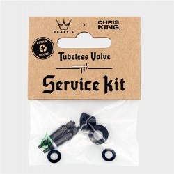 Ремкомплект Peaty's Chris King (MK2) Tubeless Valves Service Kit Black