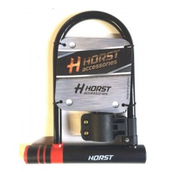 Велозамок U-lock Horst 12х180х245мм, черный