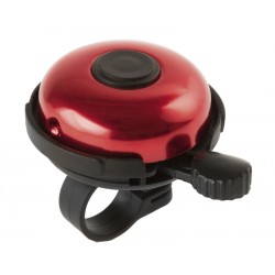Звонок M-Wave Bella Design, диаметр 53мм, черно-красный