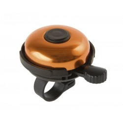 Звонок M-Wave Bella Design, диаметр 53мм, черно-оранжевый
