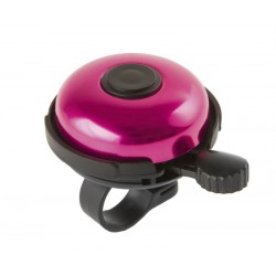 Звонок M-Wave Bella Design, диаметр 53мм, черно-розовый