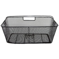 Велосипедная корзина M-Wave 50 carrier basket across на багажник, 50х26х20 см, черный