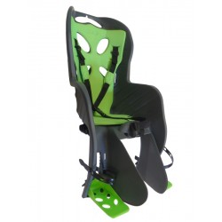 Кресло детское на подседельную трубу 'NFUN Curioso Deluxe, темно-серый/зеленый