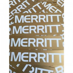 Наклейка Merritt Logo, золотой