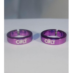 Фиксаторы грипс COLT Lock-On, 2 шт, Purple