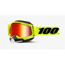 Очки 100% Racecraft 2 Snowmobile Goggle Fluo Yellow /Mirror Red Lens