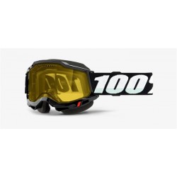 Очки 100% Accuri 2 Snowmobile Goggle Black / Yellow Vented Dual Lens