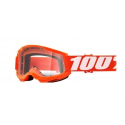 Очки подростковые 100% Strata 2 Junior Goggle Orange / Clear Lens