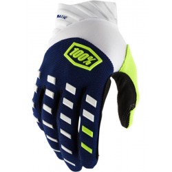 Перчатки 100% Airmatic Glove Navy/White, L, 2022