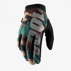 Перчатки 100% Brisker Glove Camo/Black, S, 2021