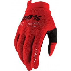 Перчатки 100% ITrack Glove Red, S, 2022