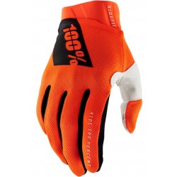 Перчатки 100% Ridefit Glove Fluo Orange, S, 2022
