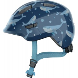 Шлем ABUS SMILEY 3.0, размер S (45-50 см), голубой с китами