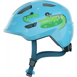 Шлем ABUS SMILEY 3.0, размер S (45-50 см), голубой с крокодилами