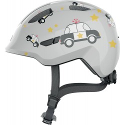 Шлем ABUS SMILEY 3.0, размер S (45-50 см), серый с полицейской машиной