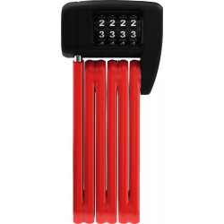 Сегментный велозамок Abus Bordo Combo Lite Mini 6055C/60 см RD, красный