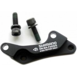 Адаптер дискового тормоза передний Shimano SM-MA-F203 S/S, болты: 2 шт, проволока 1 шт KSMMAF203SSA