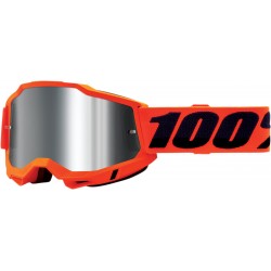 Очки 100% Accuri 2 Goggle Neon Orange / Mirror Silver Lens